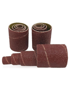 Juego de 12 Mangas de Lijado LINE10 5,08 cm 60/80/120 Granos