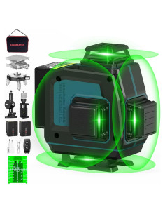 Nivel Láser 360 Autonivelante HANMATEK 4D 16 Líneas