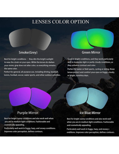 Gafas de sol deportivas DEAFRAIN Dfsg21b polarizadas UV400