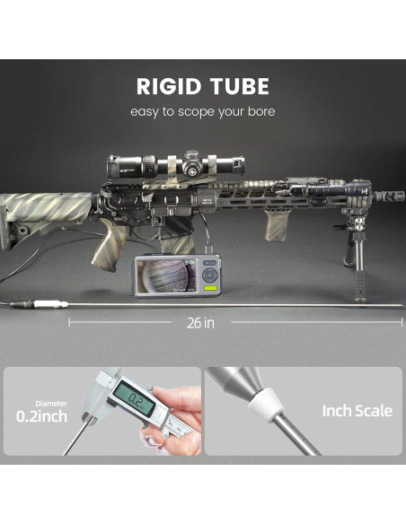 Borescope Teslong 5" (12,7 cm) para Inspección de Rifles