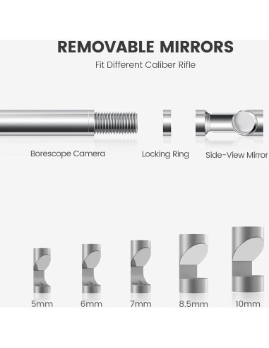 Borescope Teslong 5" (12,7 cm) para Inspección de Rifles