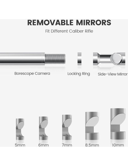 Borescope Teslong 5" (12,7 cm) para Inspección de Rifles