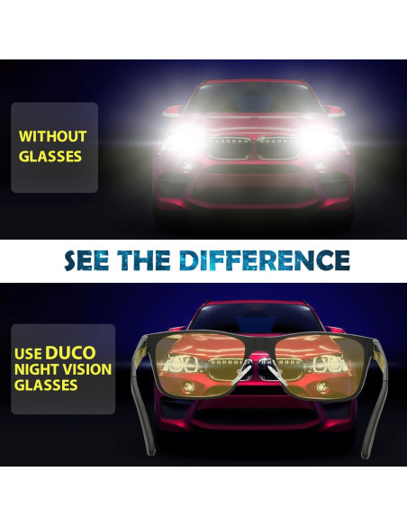 Gafas de Conducción Nocturna DUCO con Lentes Polarizados