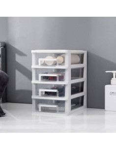 Gabinete de Almacenamiento Garneck 5 Cajones Plástico 31.2x21.2cm 2