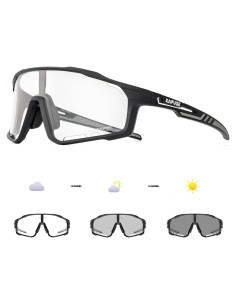 Gafas de Ciclismo Fotoquímicas KAPVOE HD UV400 Ajustables