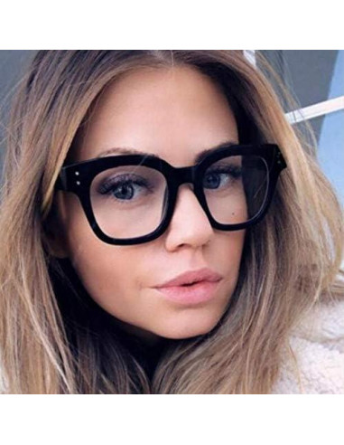 Gafas de Lectura FEISEDY Cuadradas con Bloqueo Luz Azul 1.25x