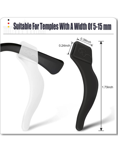 Agarraderas Antideslizantes MOLDERP para Gafas - 21 Pares