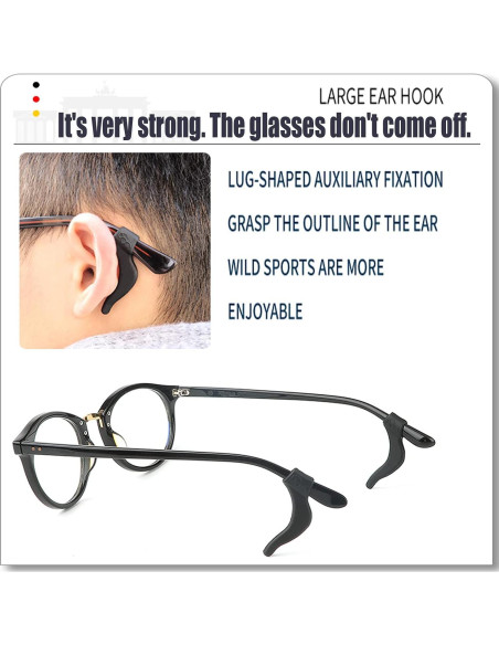 Agarraderas Antideslizantes MOLDERP para Gafas - 21 Pares Agarraderas Antideslizantes MOLDERP para Gafas - 21 Pares