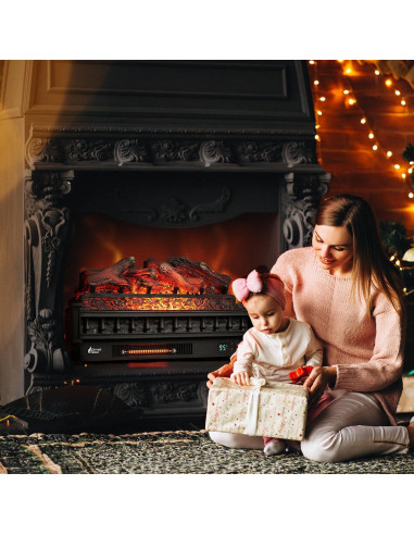 Calefactor Eléctrico TURBRO Llama Eterna 8,26 kg WiFi 1500W