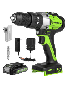 Martillo Perforador Sin Escobillas Greenworks 24V 2.0Ah