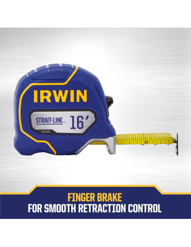 Cinta Métrica IRWIN Strait-Line 16 Pies (4.88 m) con Freno
