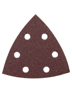 Hoja de Lijado Triangular Bosch SDTR040, 40 Granos, Paquete de 5