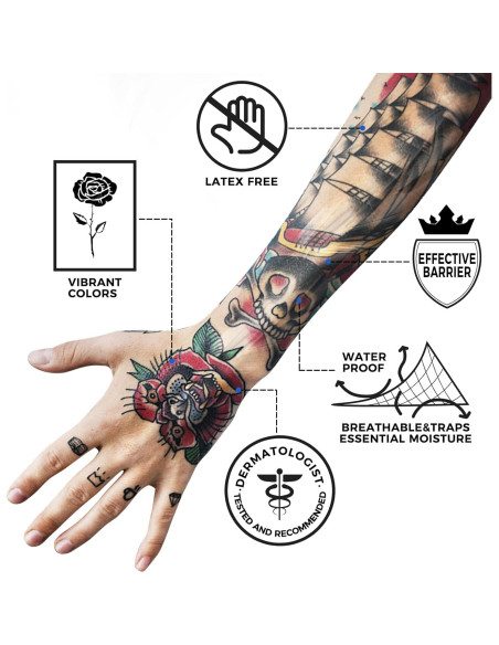 Vendaje Impermeable para Tatuajes BFONS 5.5m x 5cm Estéril