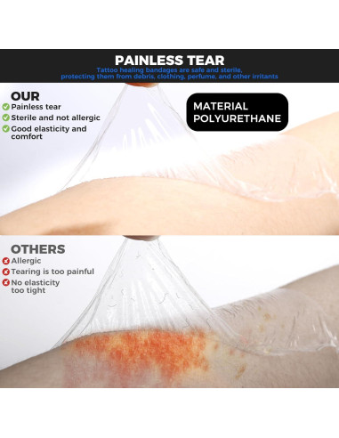 Vendaje Impermeable para Tatuajes BFONS 5.5m x 5cm Estéril