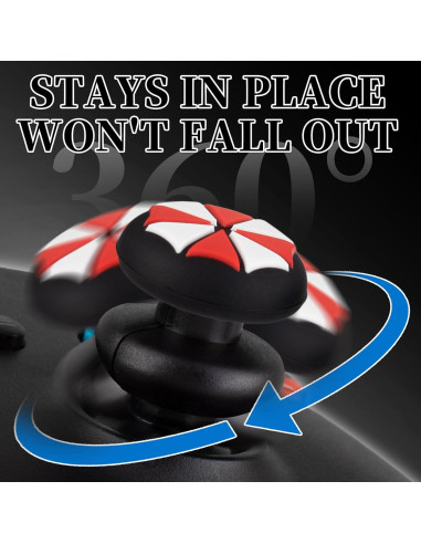 Extensor de Thumbstick PlayRealm x2 y Grip de Pulgar x4 Xbox