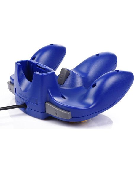 Controlador USB N64 SAFFUN Azul con Palanca 3D para PC y Raspberry Pi