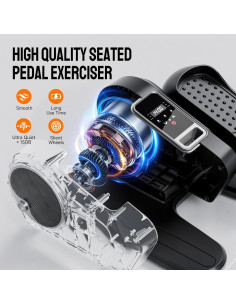 Máquina Elíptica Bajo Escritorio Kjocie 509, 12 Niveles, Silenciosa 2