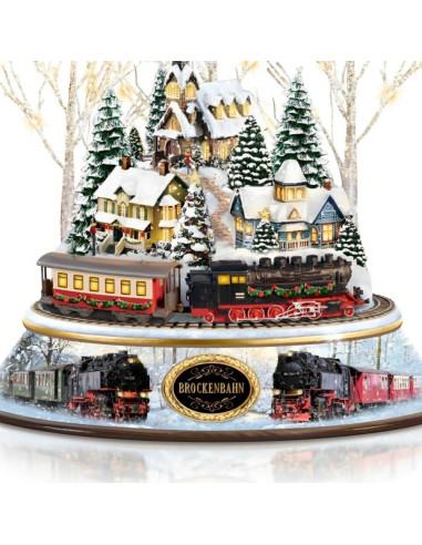 Escultura de Mesa Brockenbahn The Bradford 27cm Navidad