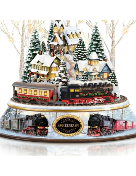Escultura de Mesa Brockenbahn The Bradford 27cm Navidad