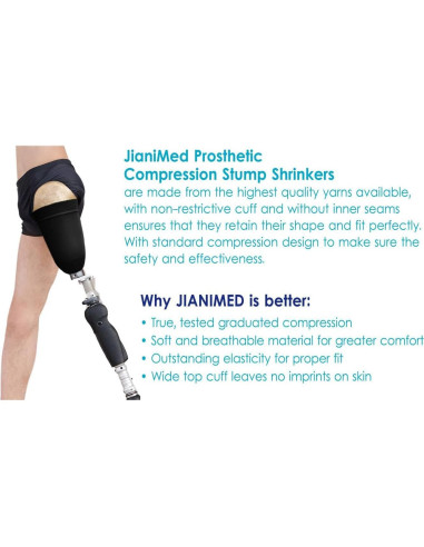 Reductores de Volumen WinCool L para Amputados 35cm Compresión