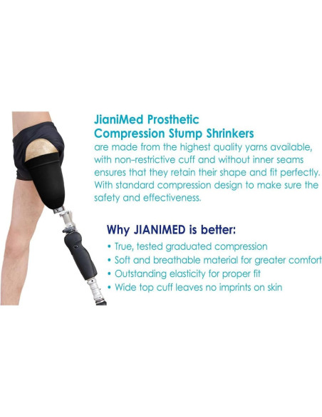 Reductores de Volumen WinCool L para Amputados 35cm Compresión