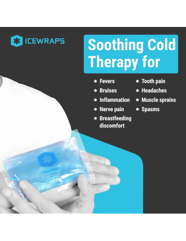 Paquetes de Hielo Caliente y Frío IceWraps - 60 Unidades