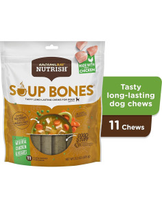 Golosinas para Perros Rachael Ray Nutrish 11 Huesos Pollo 2