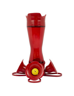 Alimentador de Colibríes Perky-Pet 203CPBR Vidrio Rojo 236.6 ml