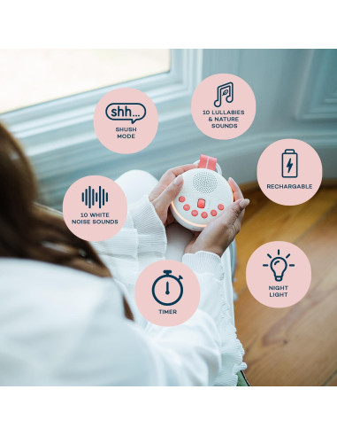 Máquina de Sonido SlumberPod SlumberCalm 21 Sonidos Bebés