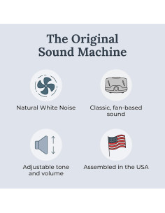 Yogasleep Dohm Classic Gris - 3 Máquinas Ruido Blanco 2