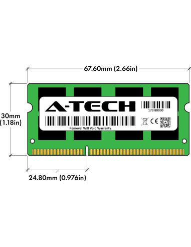 A-Tech 16GB RAM DDR3 1333MHz para MacBook Pro/iMac