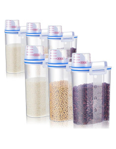 6 Contenedores de Almacenamiento Herméticos Suclain 2.5L