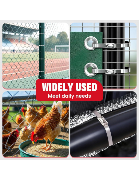 Kit de pistola para bridas TiesLynqx 152 piezas acero inoxidable