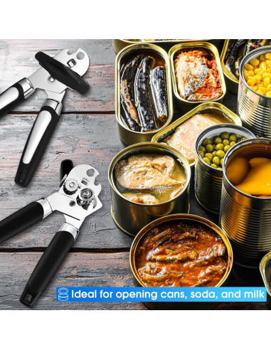 Abridores de Latas Manuales Gisafai 20 Pcs Acero Inoxidable