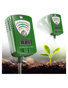 Medidor de Humedad del Suelo Tesha 7 en 1 para Jardinería