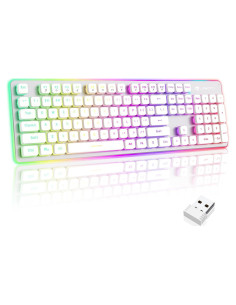 Teclado Gaming Inalámbrico LANGTU W1 LED Retroiluminado