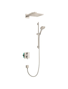 Sistema de Ducha Hansgrohe Raindance E 2 GPM Níquel Cepillado