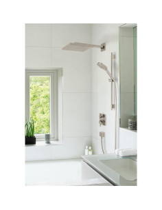 Sistema de Ducha Hansgrohe Raindance E 2 GPM Níquel Cepillado 2