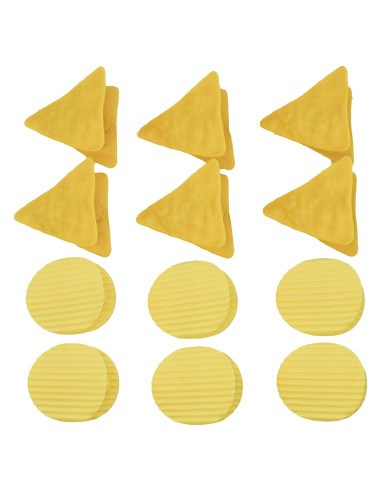 12 Clips de Sellado de Comida Pinenjoy Amarillo Medianos