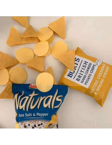 12 Clips de Sellado de Comida Pinenjoy Amarillo Medianos