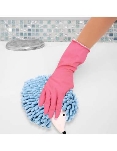 Paquete de 6 Toallas de Mano Chenille HunnmingRe Erizo