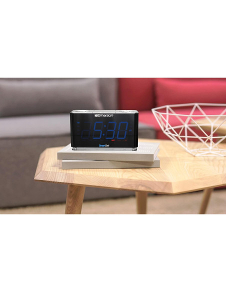 Reloj Despertador Emerson CKS1507 Bluetooth LED 1.4"