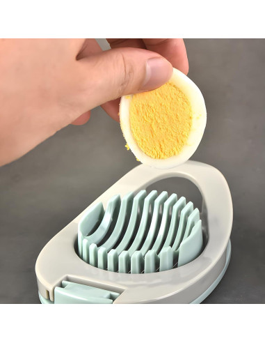 Cortador de huevos YOFAN 2 piezas acero inoxidable manual