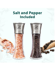 Juego de Molinillos de Sal y Pimienta Soeos 2 Pzas 227g 2