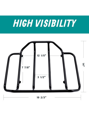 Soporte de Equipaje MoKitDora para Harley Touring 1984+