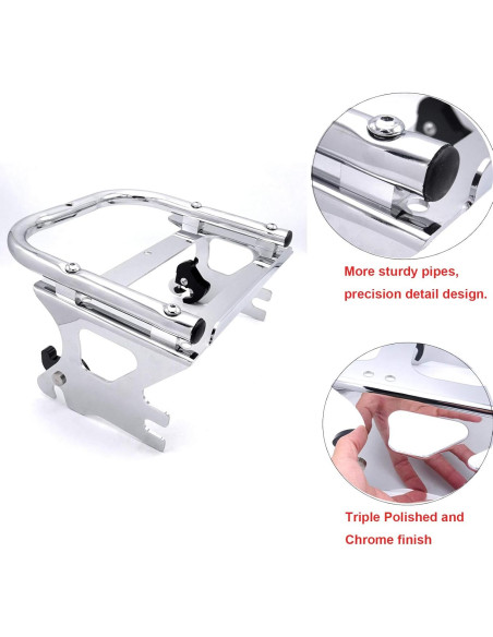 Soporte de Equipaje Desmontable Wsays para Harley 1997-2008