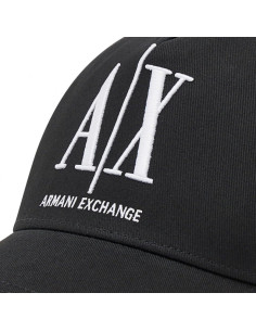 Gorra de béisbol Armani Exchange Ajustable Negra 2