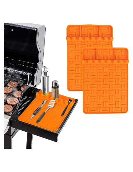 Paquete de 2 Mat de Silicona Blackstone 40,6x29,2 cm Naranja