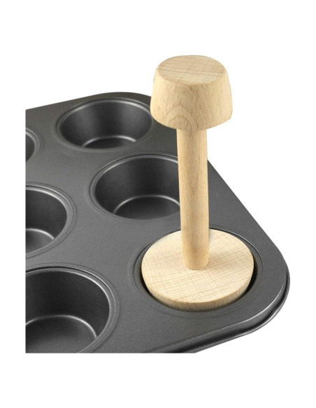 Prensador de Tartas de Madera Fansoftiks Doble Cara 53g