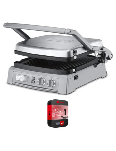 Parrilla Cuisinart Griddler Deluxe Acero Inoxidable 1800W
